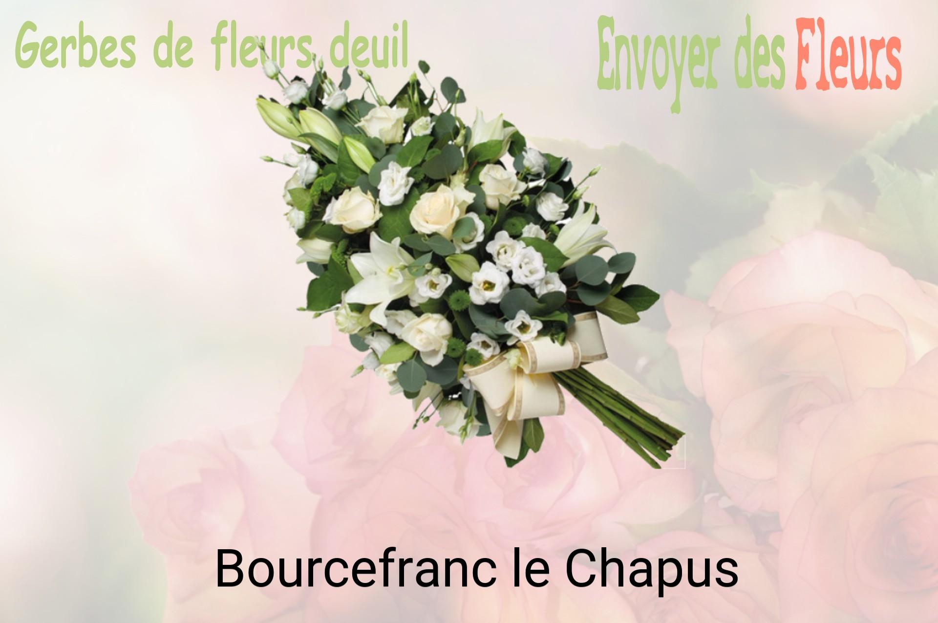 Gerbe de fleurs de deuil livrée à Bourcefranc-le-Chapus
